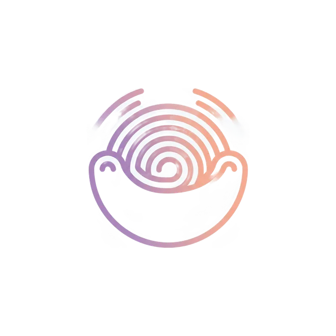 Abstract cradling-arcs motif